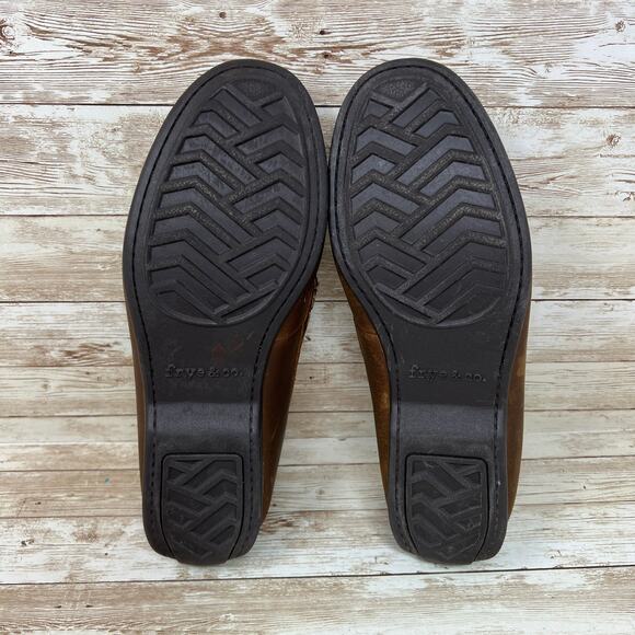 Frye & Co Brown Leather Slip On Loafer Men's 8 - Picture 6 of 7